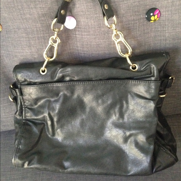 Black Faux Leather Purse - Picture 3 of 4
