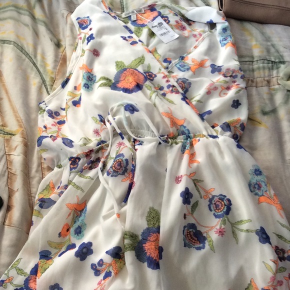 Charlotte Russe new Floral romper