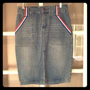 Adorable Marc by Marc Jacobs Denim Pencil Skirt