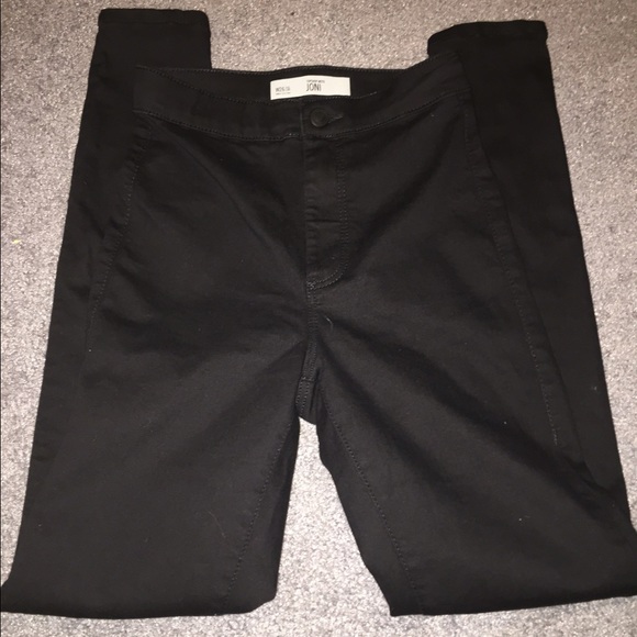 SOLD TopShop high waisted black Joni Jean