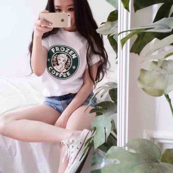 Sm Elsa Frozen Coffee Shirt