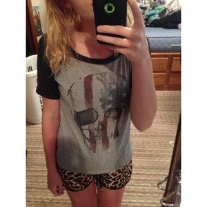 American flag Skull shirt