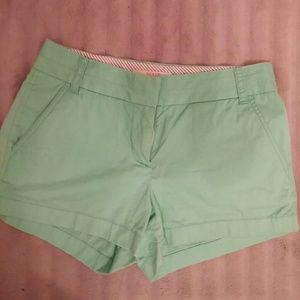 J. Crew Size 2 Mint Green Shorts