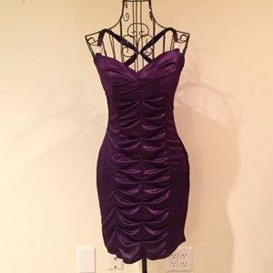 Sexy purple dress!