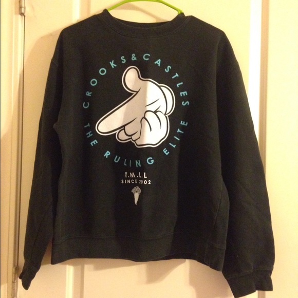 Men's crooks & castle crewneck sweater