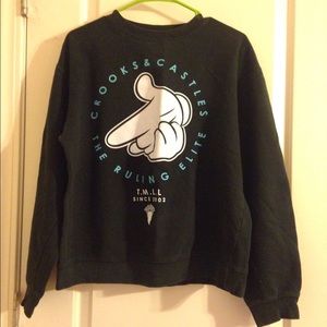 Men's crooks & castle crewneck sweater