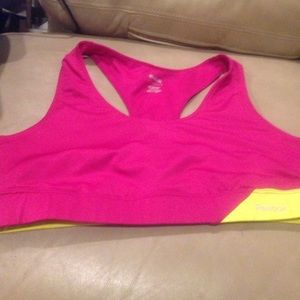 Reebok sports bra large