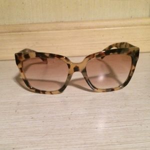 Prada cheetah print sunglasses