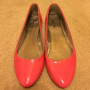 Pink Patent Leather Flats by Kenneth Cole Reaction