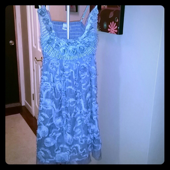 Dusty Blue Colored Dress