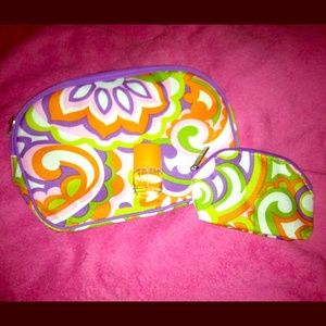 Clinique makeup up bags and perfume set