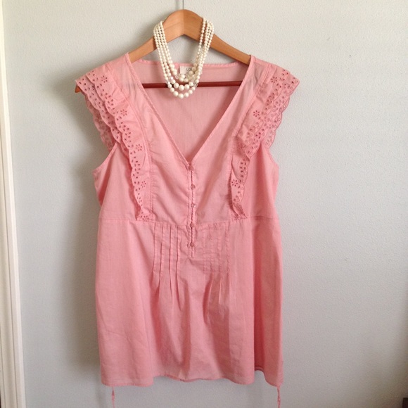 Loft sleeveless dress shirt
