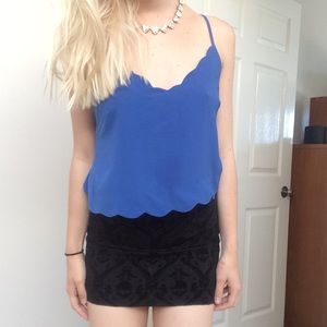 Chic Zara Skull Mini Skirt