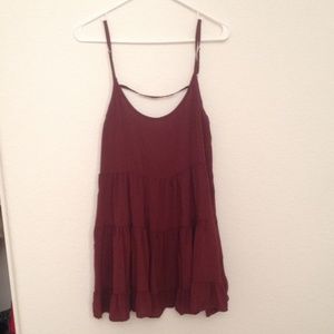 Brandy melville maroon jada dress