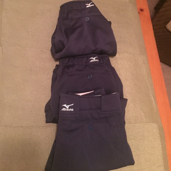 3 Mizuno women's softball pants