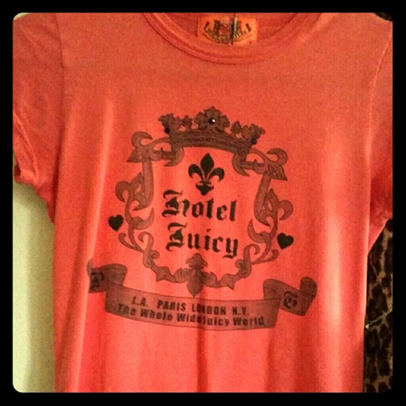 Peach Hotel Juicy authentic juicy couture t shirt