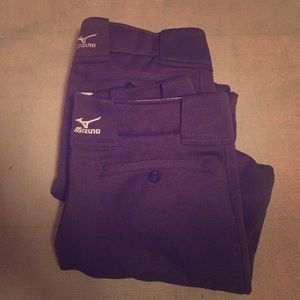 2 Mizuno women's softball pants