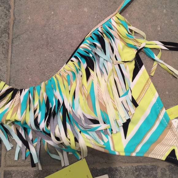 NWT fringe bikini bathing suit - Picture 4 of 4