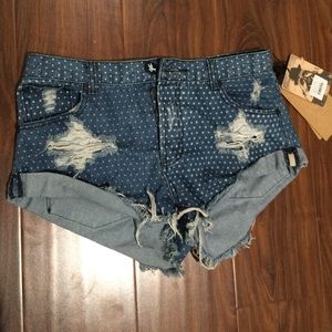 Brandy Melville One Teaspoon Bandit Shorts