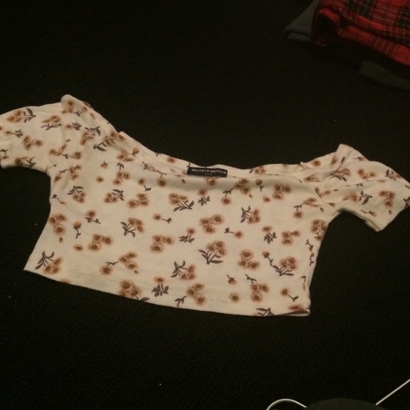 Brandy floral crop top