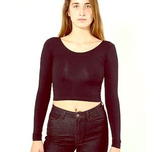 Cotton Spandex Jersey
Long Sleeve Crop Top