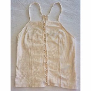 Urban Outfitters Off White Tank Top