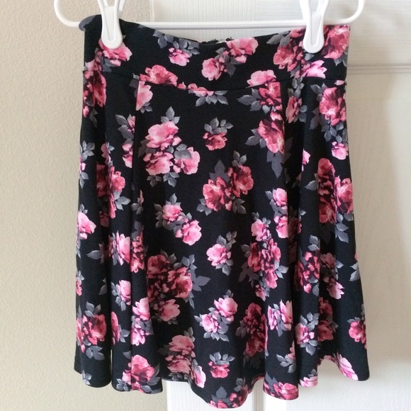 Floral Skater Skirt