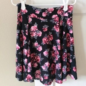 Floral Skater Skirt