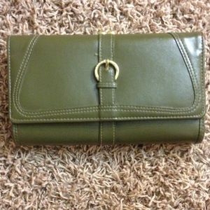 Olive green wallet