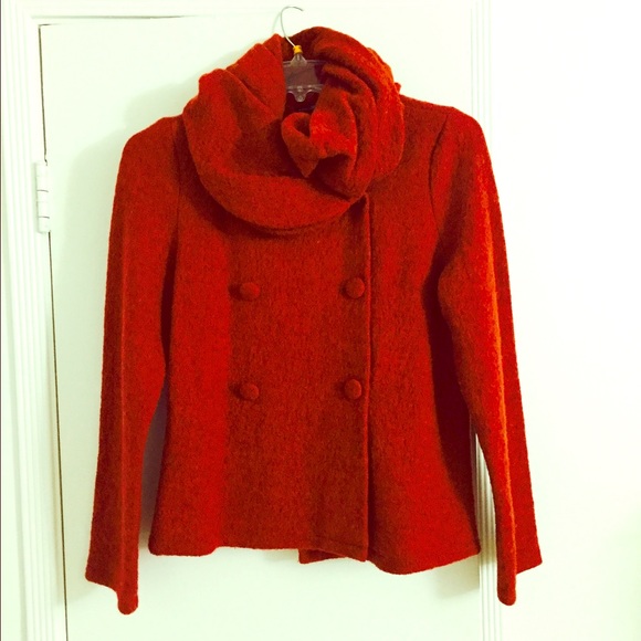 Willi Smith Jackets & Blazers - Wool jacket w/ ruffle collar