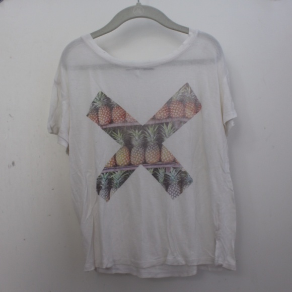 Brandy Melville Pineapple X Tee