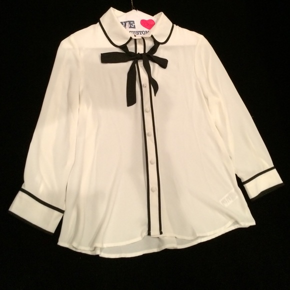 Sheer White Blouse