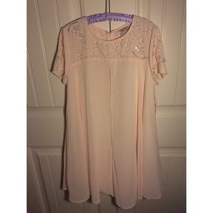Light Pink baby doll dress // Forever 21