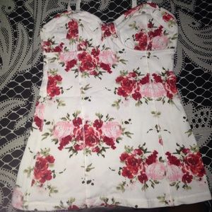 Floral Corset Tank Top