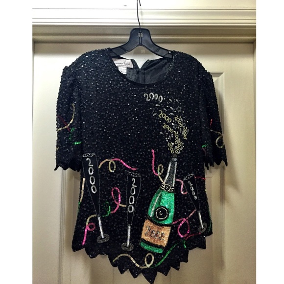 Tops - Vintage Sequin blouse Tops - Vintage Sequin blouse