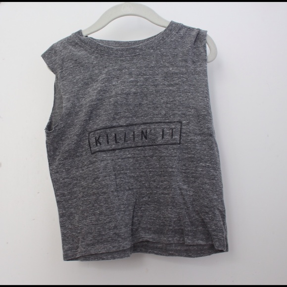 Brandy Melville Killing It Cropped Muscle Tee