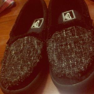 Roxy loafers. (Very comfortable)