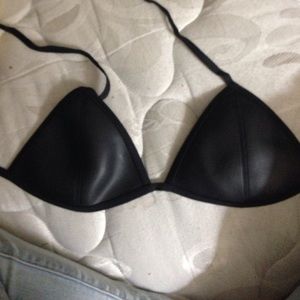 Chloe New York noir triangl swimsuit (dupe) top