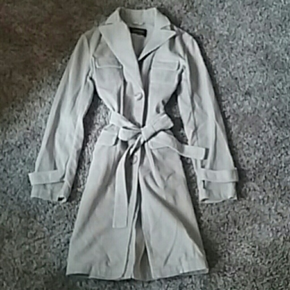 Express corduroy belted trench