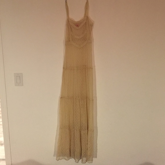 Free people intimate sheer maxi dress.