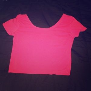 Pink crop top!