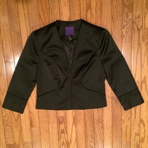 Black Satin Jacket / Blazer
