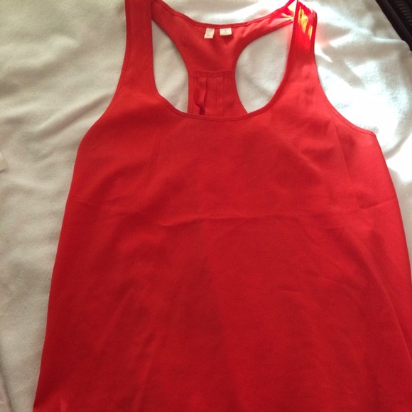 reddish orange racerback nordstrom tank