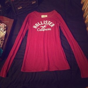 Maroon long sleeve shirt!