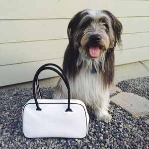 White Lacoste handbag / purse