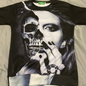 Lady Gaga Skull Sweater