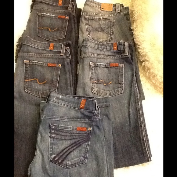 7FAM& ARMANI EXCHANGE JEANS SZ 26