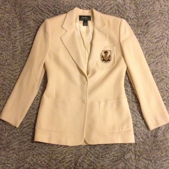 Ralph Lauren creme blazer