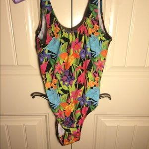 Tropical One Piece Swim suit /// Forever 21