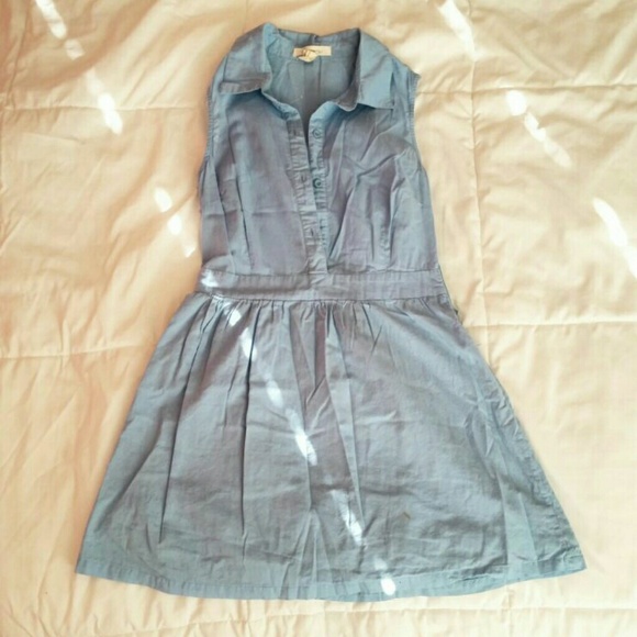 F21 sky blue dress
